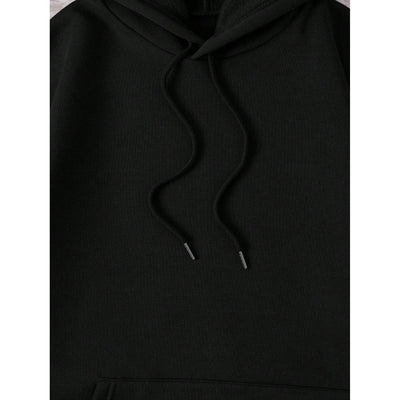 Black Men's Hooded Sweatshirt