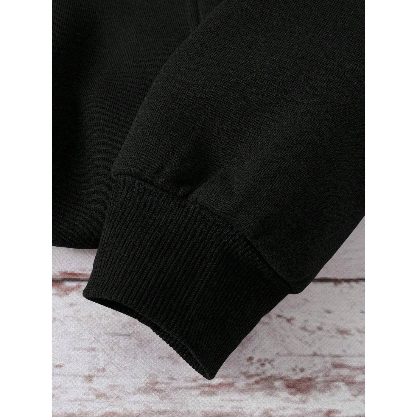 Black Men's Hooded Sweatshirt