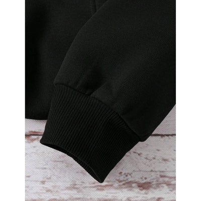 Black Men's Hooded Sweatshirt