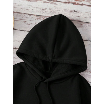Black Men's Hooded Sweatshirt