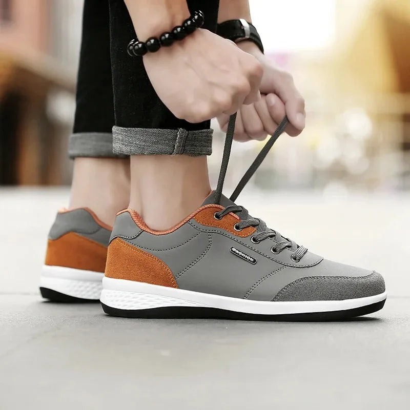 Men's Casual Leather Sneakers