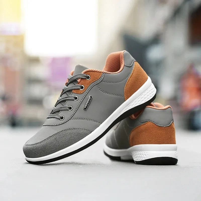 Men's Casual Leather Sneakers