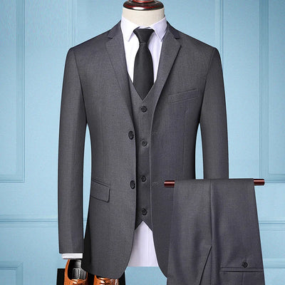 Men's Elegant 3-Piece Suit Set