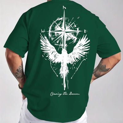 Men's summer printed T-shirt