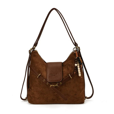 suede shoulder bag