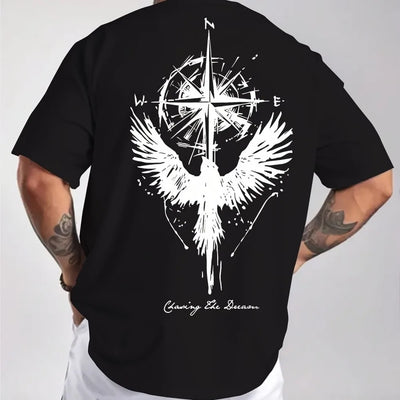 Men's summer printed T-shirt