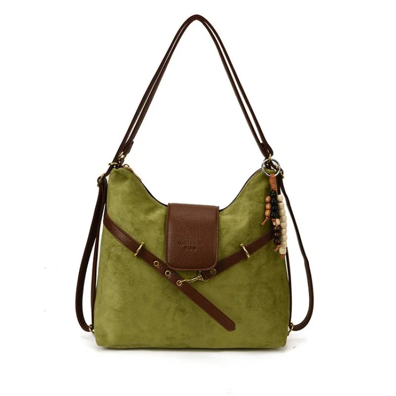 suede shoulder bag
