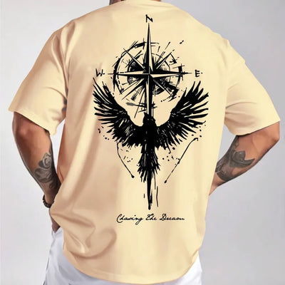 Men's summer printed T-shirt