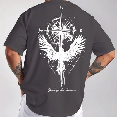 Men's summer printed T-shirt