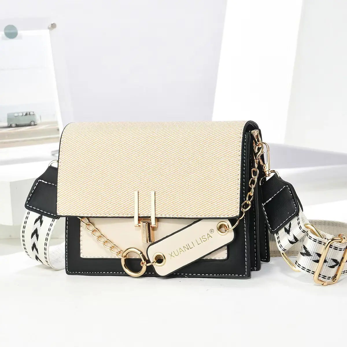 Women's Wallet with Wide Strap