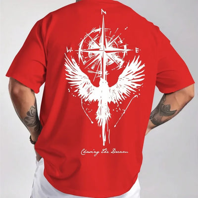 Men's summer printed T-shirt