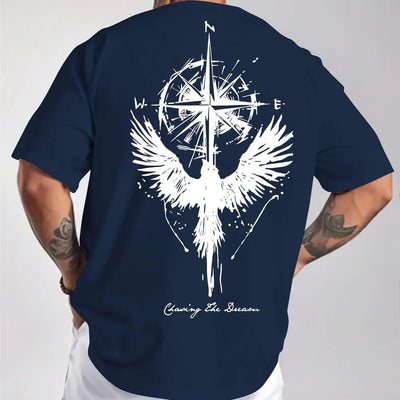 Men's summer printed T-shirt