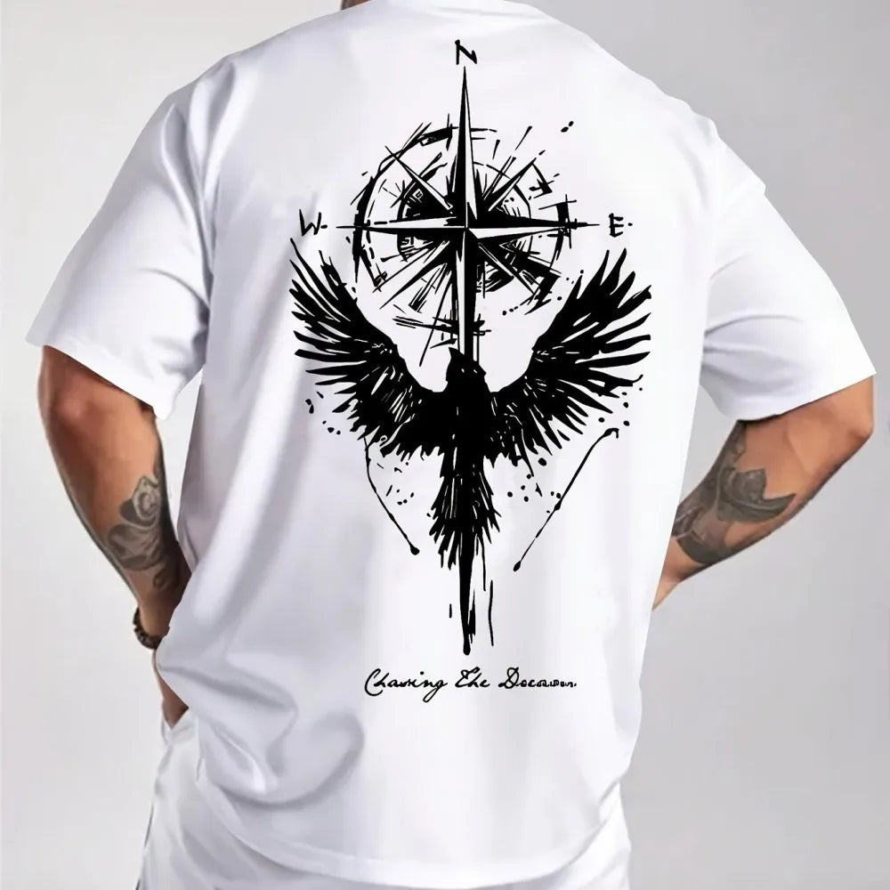 Men's summer printed T-shirt